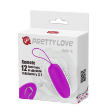 Control Remoto Huevo De Pilas Selkie Pretty Love Morado