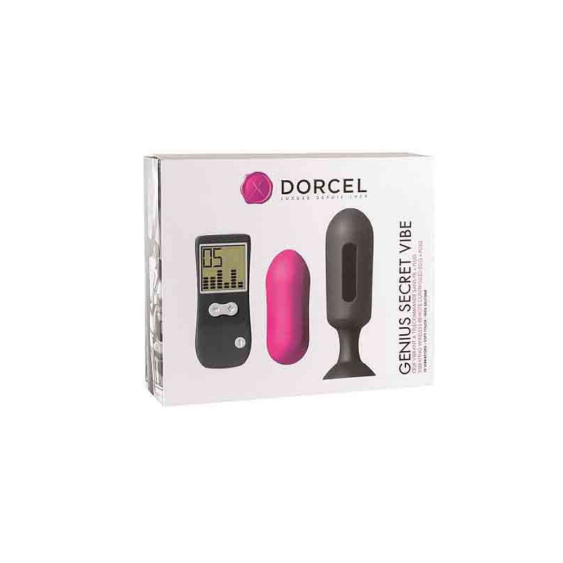 Control Remoto Huevo de Pilas y Plug Anal Marc Dorcel