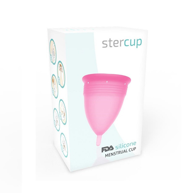 Copa Menstrual Stercup Rosa Talla L