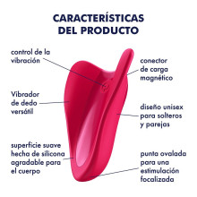 Estimulador High Fly Finger Vibrator Recargable De Satisfyer