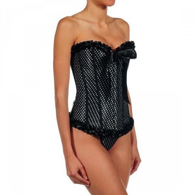 Corset Irene Intimax Negro Y Blanco