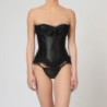 Corset Negro Brokat