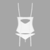 Corset y Tanga de Obsessive Alissium Corset y Tanga de Obsessive Alissium