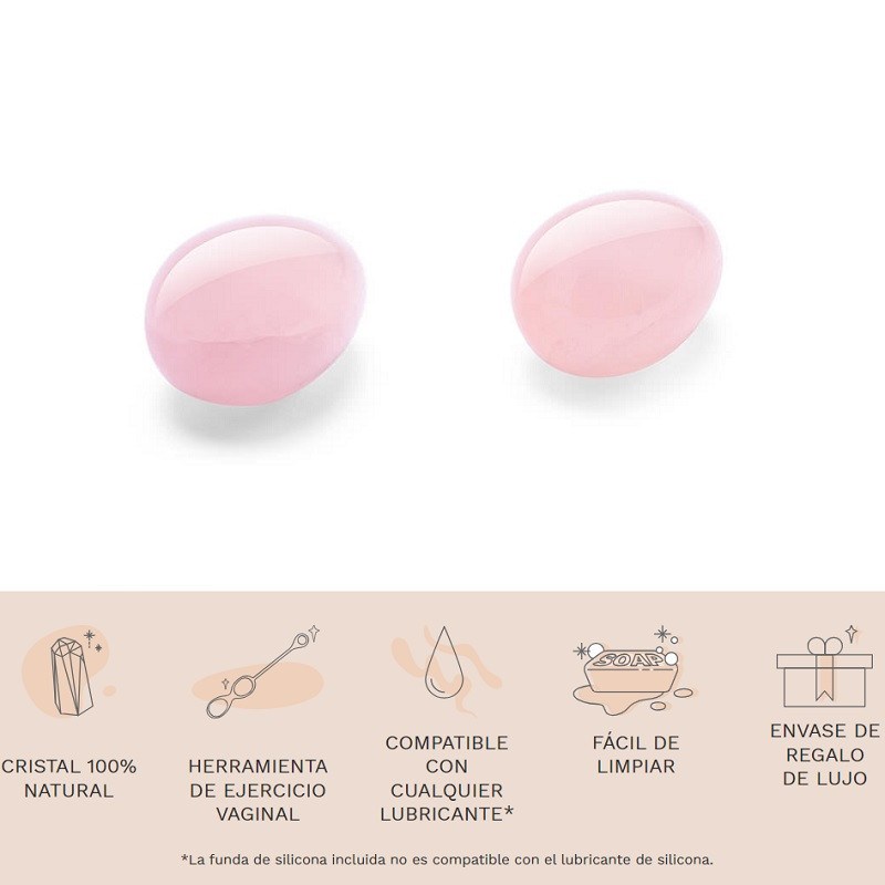 Crystal Yoni Eggs Rose Quartz Crystal Yoni Eggs Rose Quartz