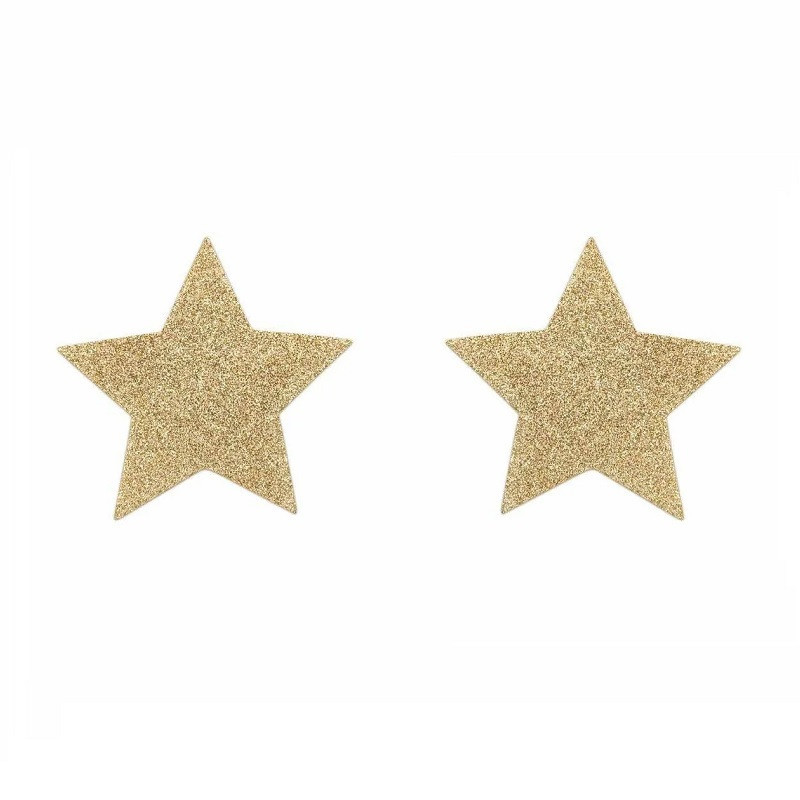 Cubre Pezones Bijoux Flash Star Doradas