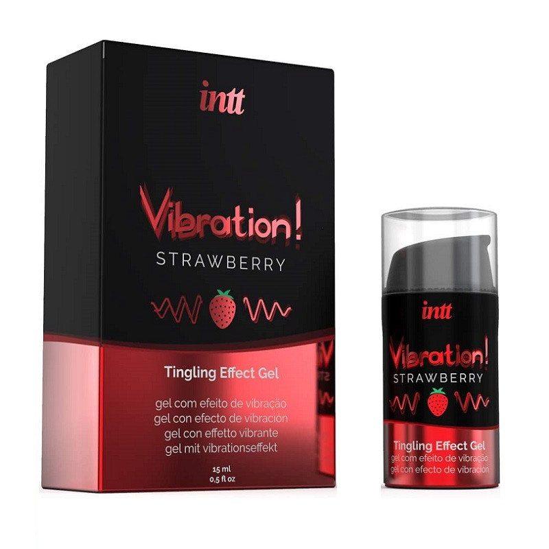 Gel Efecto Vibration Fresa Intt 15 ml