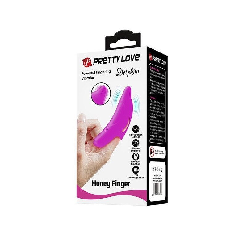 Dedal Estimulador Recargable Pretty Love Delphini
