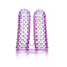 Dedil Doble 2 Texturas Wonderful Fingers Lila