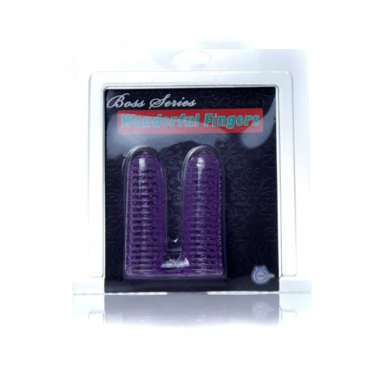 Dedil Doble 2 Texturas Wonderful Fingers Lila Dedil Doble 2 Texturas Wonderful Fingers Lila