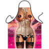 Delantal Itati Mujer Sexy Con Corset Delantal Itati Mujer Sexy Con Corset