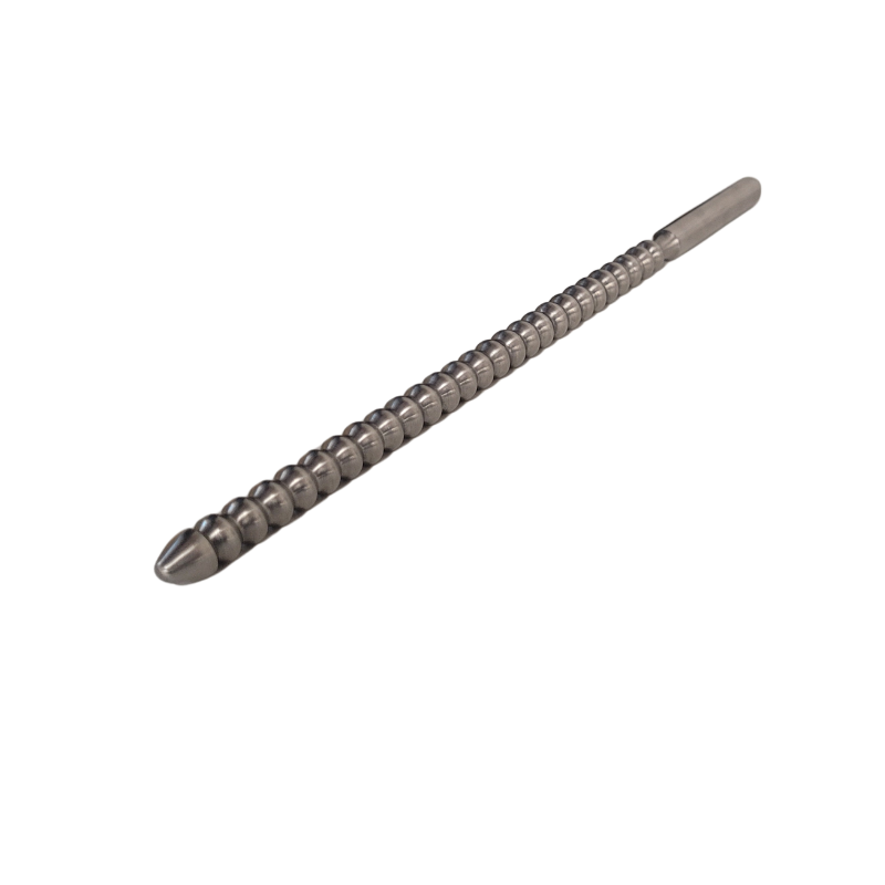 Dilatador Uretra Acero Triune Ribbed Brushed Dilatador Uretra Acero Triune Ribbed Brushed