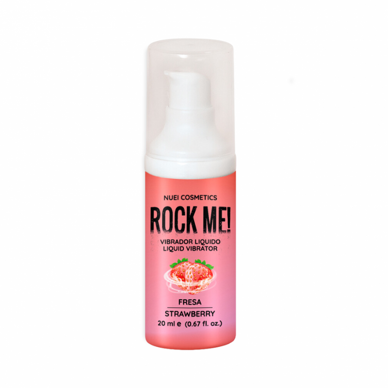 Gel Estimulante Vibrador Líquido Rock Me Fresa Nuei 20 ml