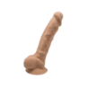 Dildo Con Ventosa SILEXD 7 Caramelo