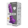 Dildo Con Ventosa Silexd 7 Morado