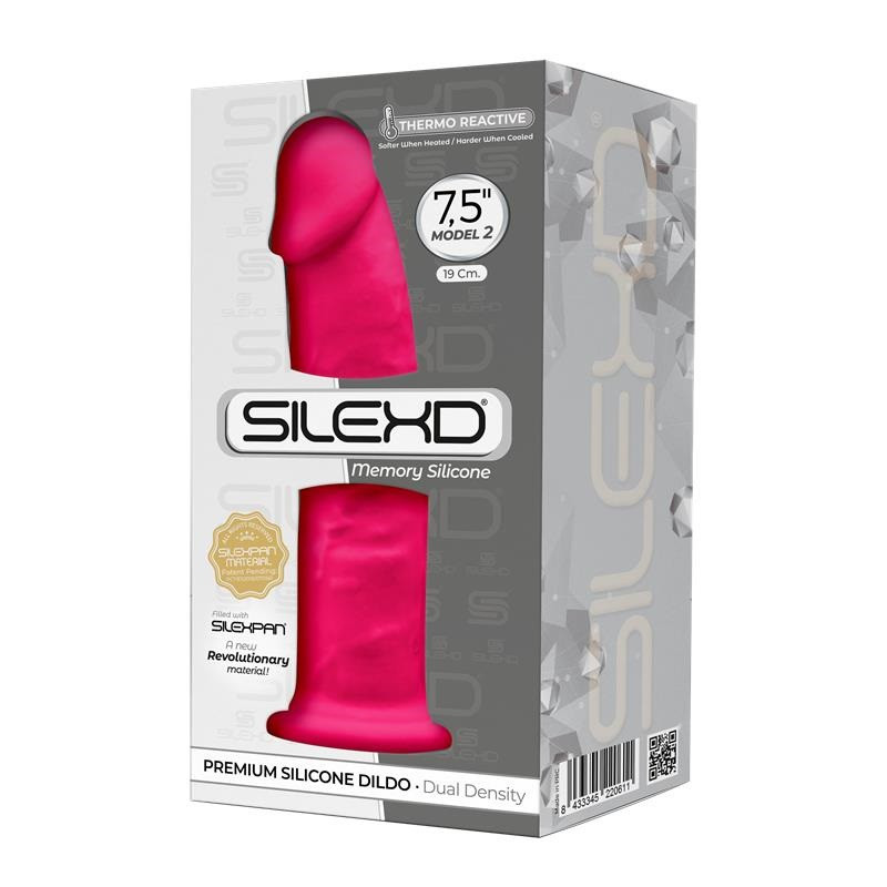 Dildo Con Ventosa Silexd 7'5 Rosa