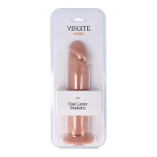 Dildo Con Ventosa Virgite R25 Dual Layer Realistic