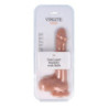 Dildo con Ventosa Virgite R31 Dual Layer Realistic Beis