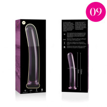 Dildo de Cristal Modelo 9 Rosa