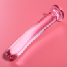 Dildo de Cristal Modelo 9 Rosa