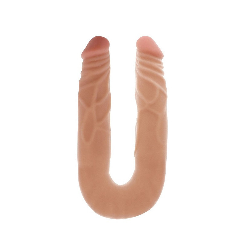 Dildo Doble Pene Realista Get Real 35 cm Beis