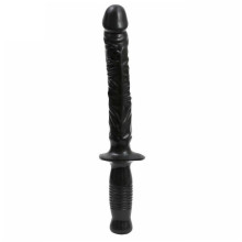 Dildo Empuñadura The Man Handler 10 Negro