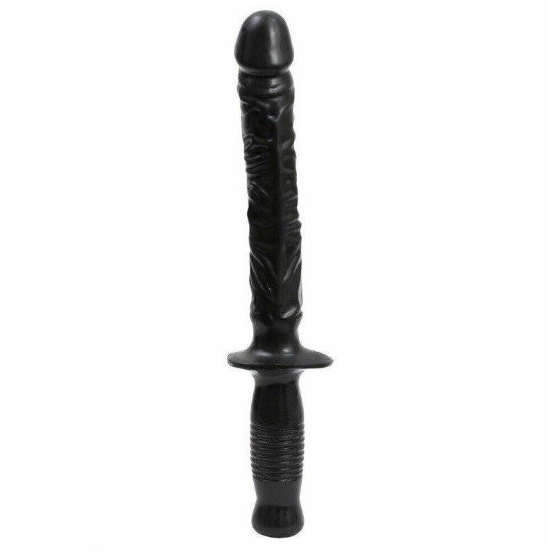 Dildo Empuñadura The Man Handler 10 Negro