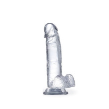 Dildo Jelly Glazed With Balls 15,5 cm