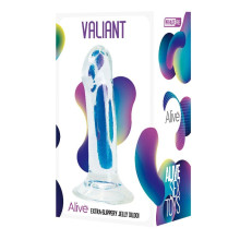 Dildo Jelly Transparente Alive Valiant