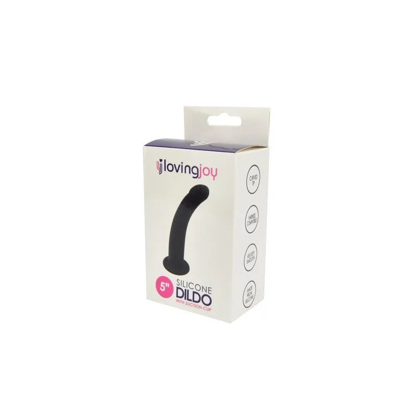 Dildo Loving Joy Curved 5" Silicona
