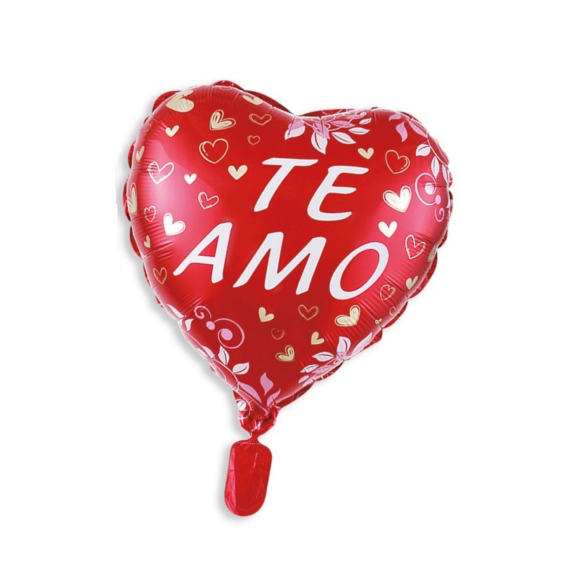 Globo Poliamida Corazón Te Amo 52 cm