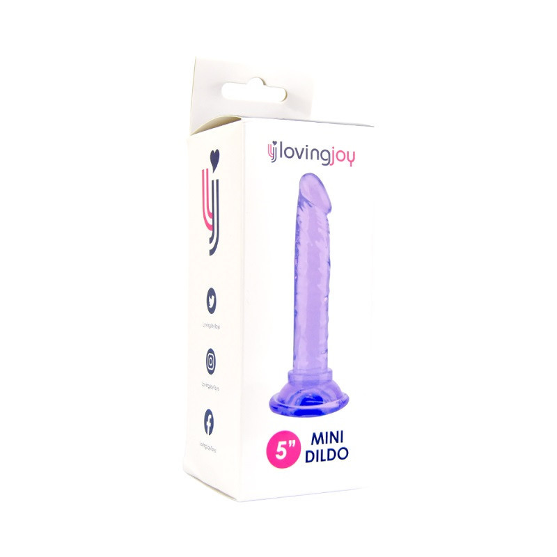 Dildo Realístico Loving Joy Mini Dildo 5" Jelly Lila
