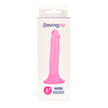 Dildo Realístico Loving Joy Mini Dildo 5" Jelly Rosa