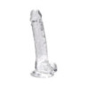 Dildo Realístico Transparente Loving Joy 7"