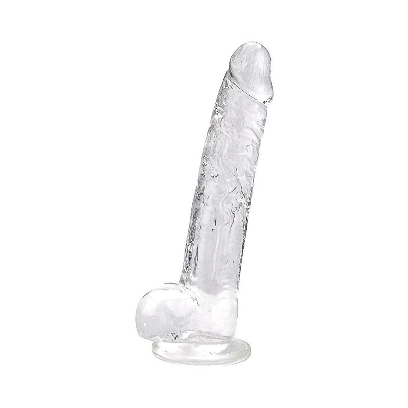 Dildo Realístico Transparente Loving Joy 9"