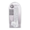 Dildo Realístico Transparente Loving Joy 9"