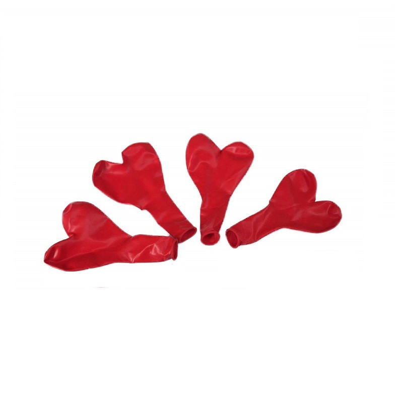 Globos Corazón Rojos 3 unidades