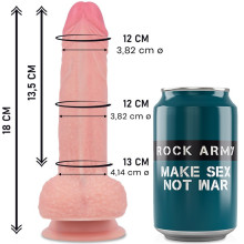 Dildo Rock Army Liquid Silicone Mustang