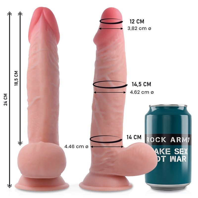 Dildo Rock Army Real Feel Dual Sensitive Sherman