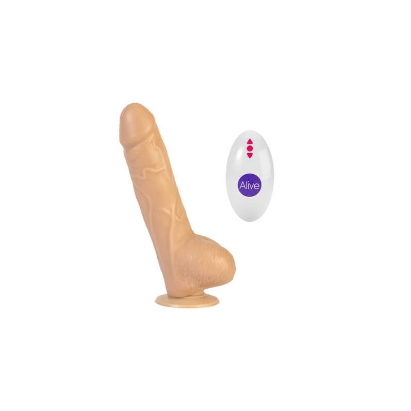 Dildo Rotador Con Vibración Control Remoto Marco Alive