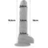 Dildo Silicona Density 24 cm Negro