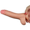Dildo Sliding Skin Dual Density Lovetoy 7"