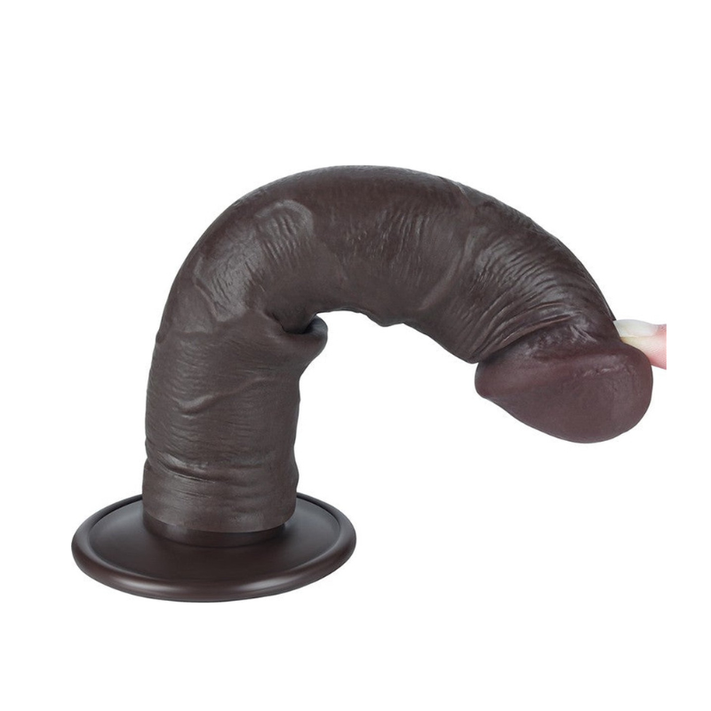 Dildo Sliding Skin Dual Density Lovetoy 8"