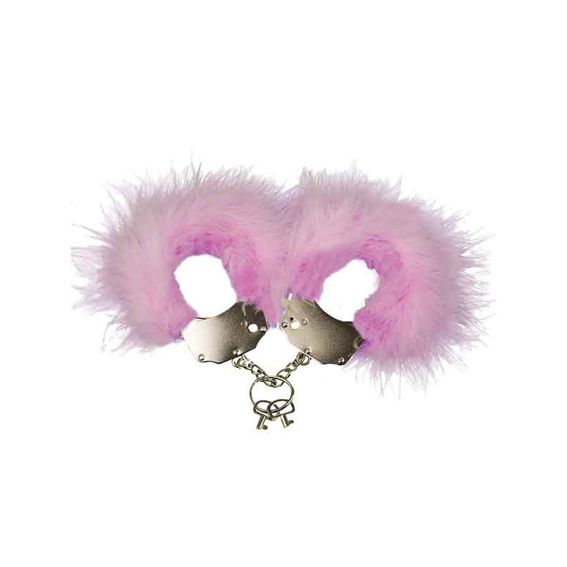 Esposas Adrien Lastic Plumas Rosas