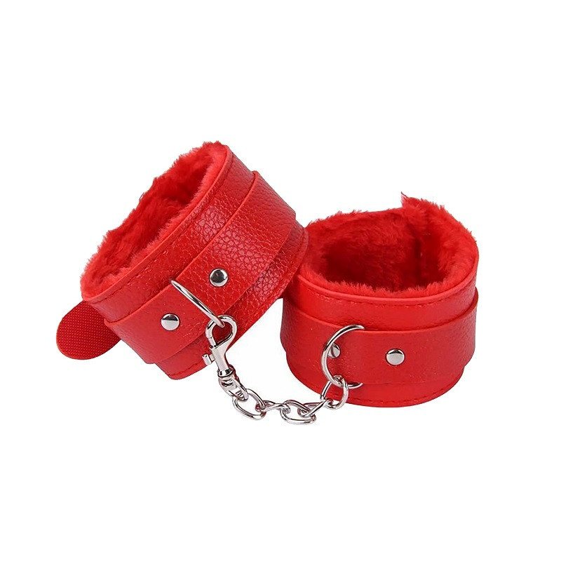 Esposas Forradas Rojas Para Manos