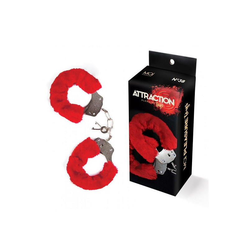 Esposas Metal Forro Rojo Attraction Mai Nº38
