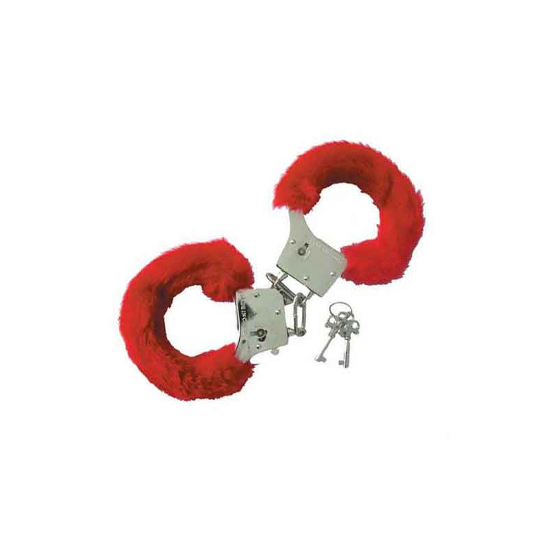 Esposas Plush Hand Rojas