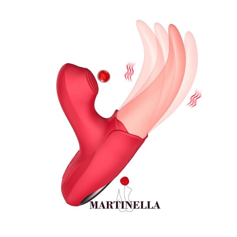 Estimulador Doble Placer Lengua/Pulsación Martinella