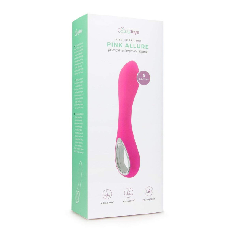 Estimulador Recargable Vibrador EasyToys Pink Allure