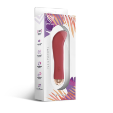 Estimulador Recargable Vibrador Festival USB Ragon burdeos