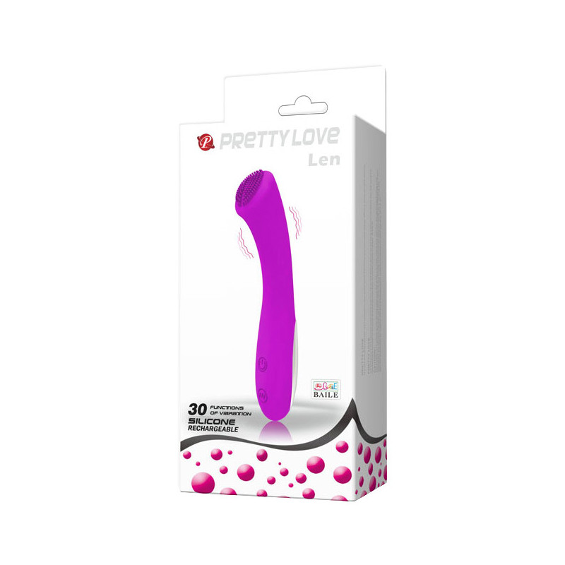 Estimulador Recargable Vibrador Pretty Love Len